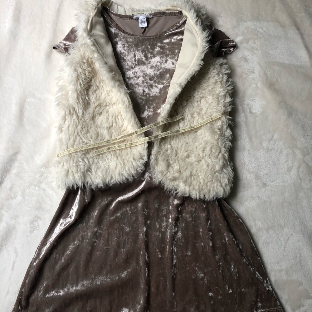 Tilly’s Kids Velvet T-Shirt Dress